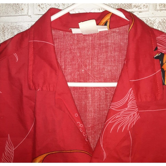 Vintage Passion Fruit Honolulu Hawaiian Shirt sz L Button up - Picture 6 of 8